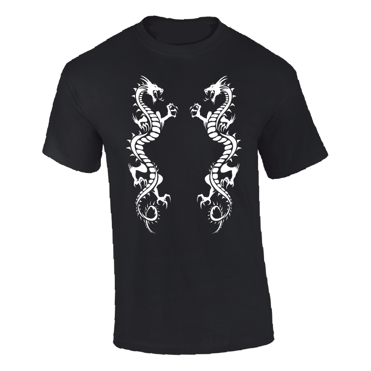 Shirt Sleeve Double Dragon T Shirt